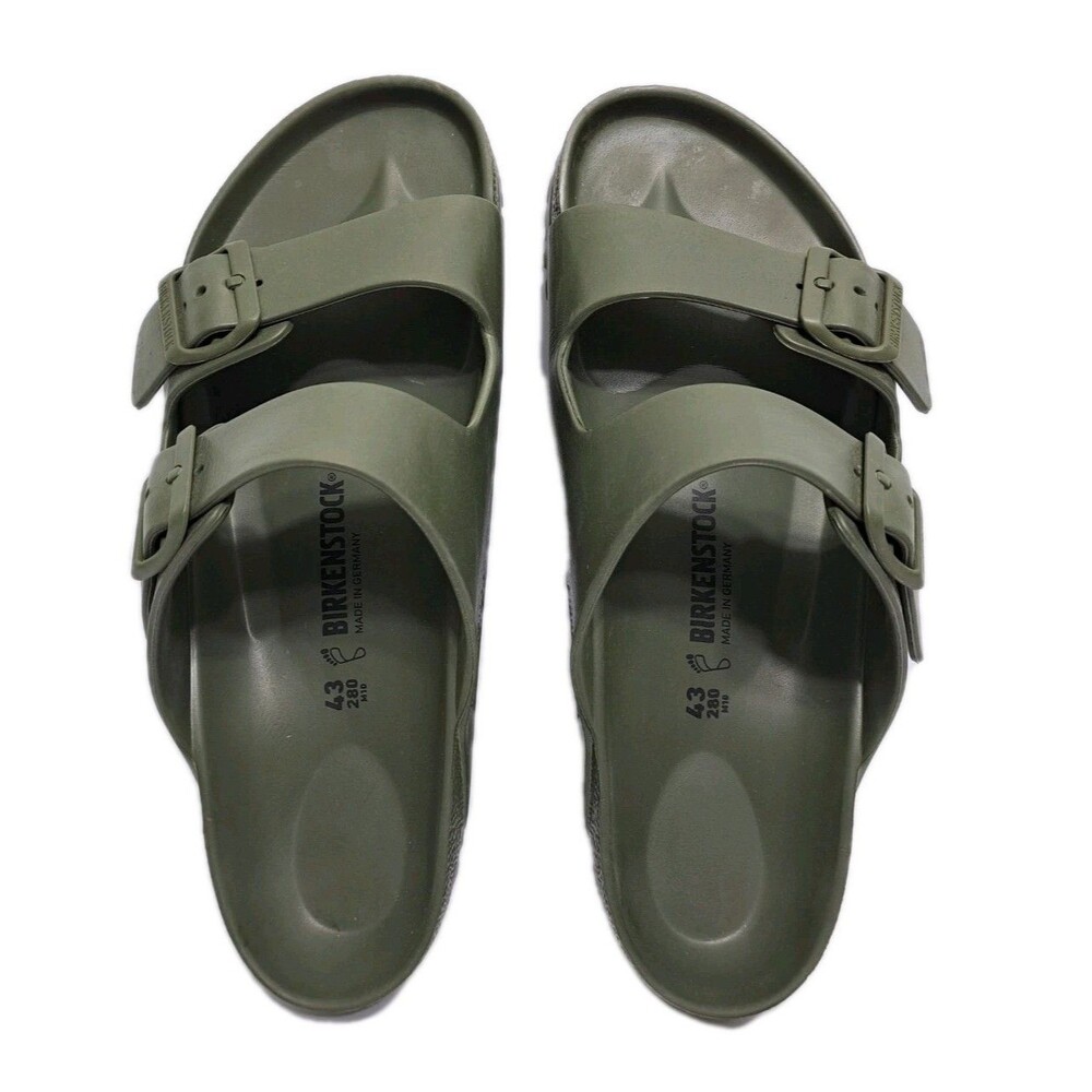 BIRKENSTOCK Arizona Men's 10 Essentials EVA Sandals Slides Green 43 - Picture 8 of 9